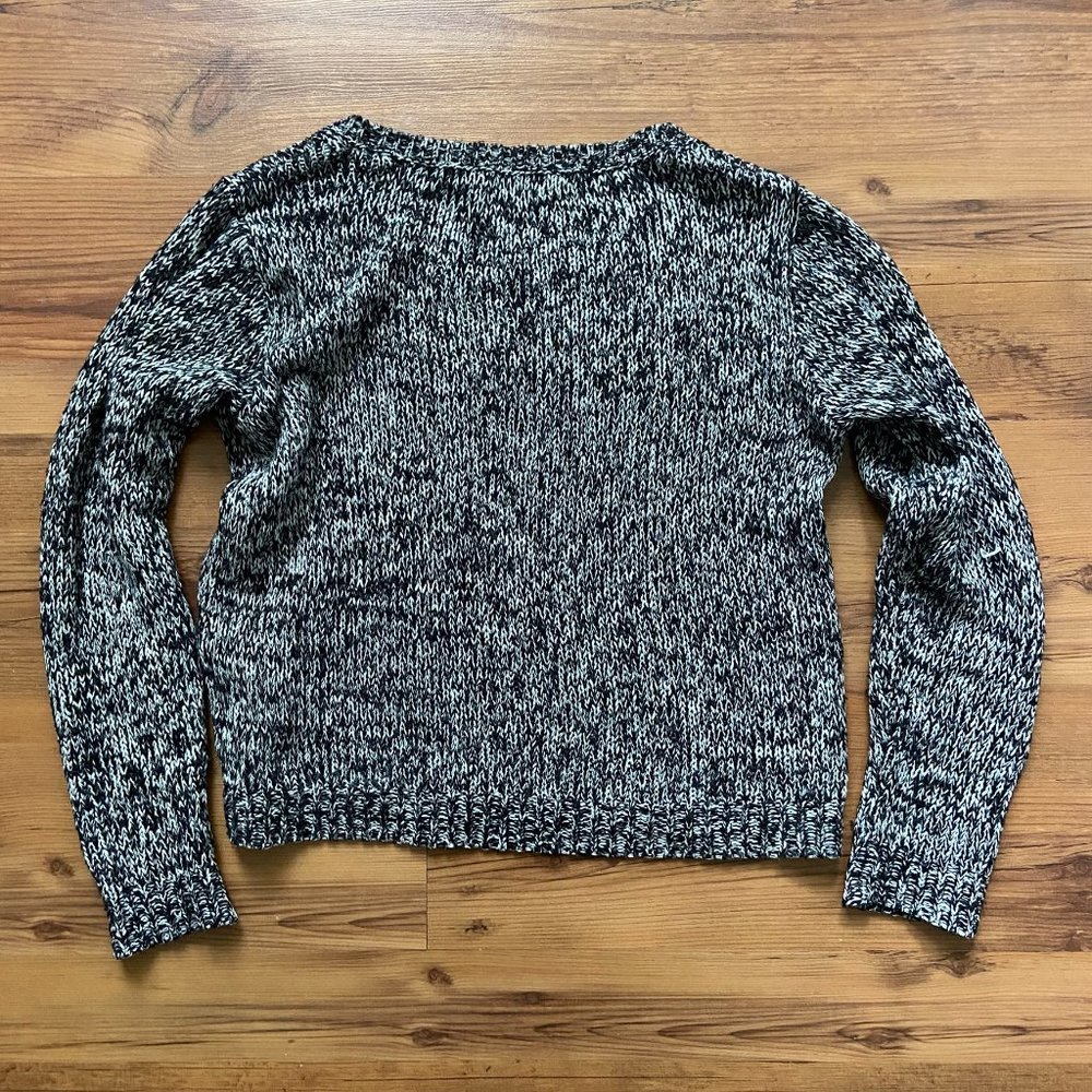 Grey/Black Basic Knit Sweater
